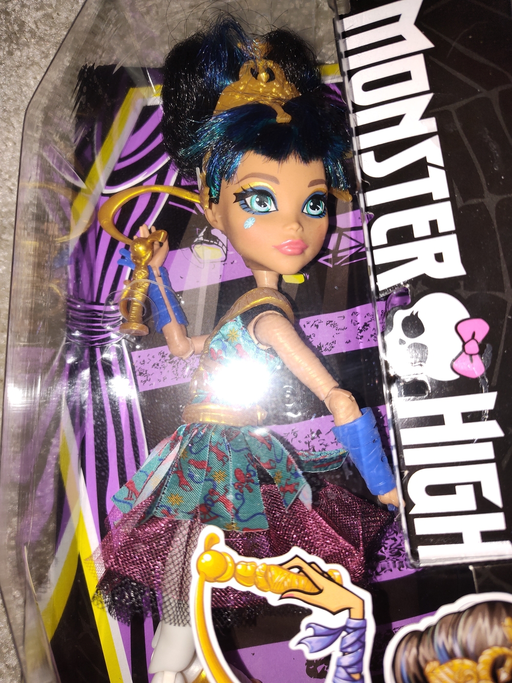 Monster High Cleo de Nile Doll - Teal & Gold Outfit Dance Class